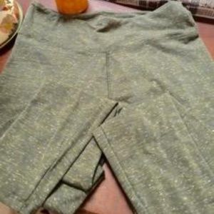 Yoga Pants Size Medium Green, Blue, White